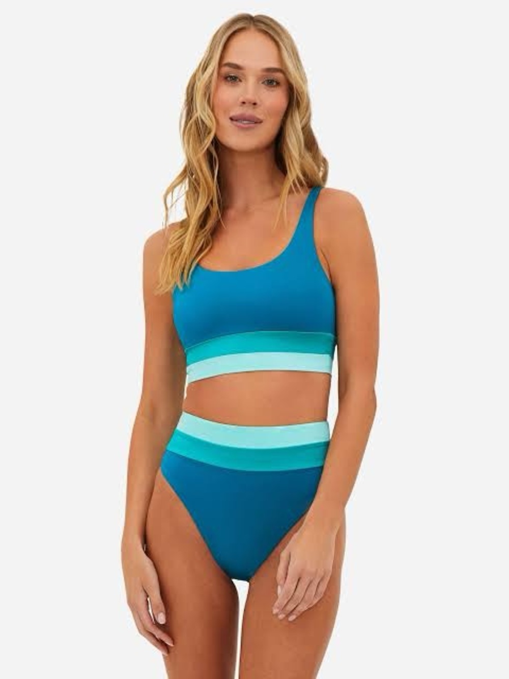 Beach Riot Mackenzie Bikini Top & Heidi High Waisted Bikini Bottoms (M) NWT